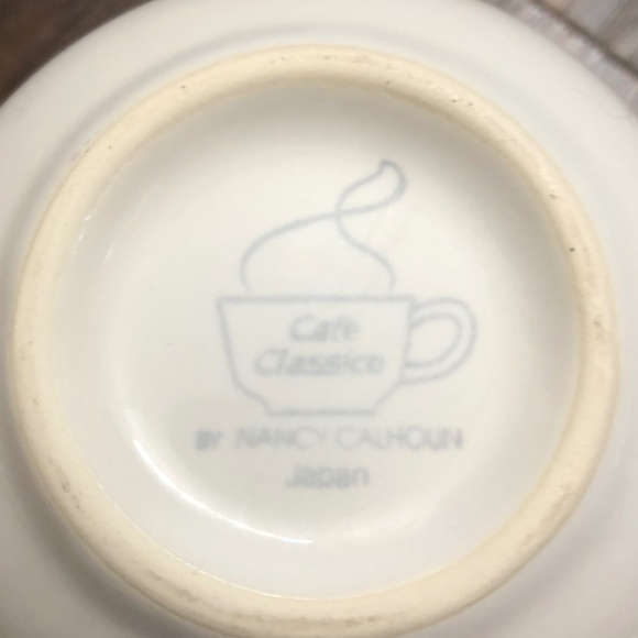 Sugar & Creamer Set Cafe Classico by Nancy Calhoun BELLA ROMA country apples - Picture 7 of 10